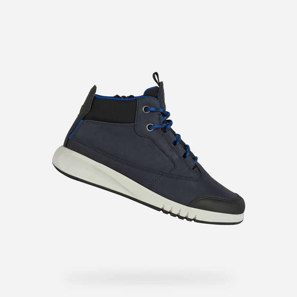 Geox Erkek Çocuk Bot Lacivert - Aeranter Abx - WFZ-683549